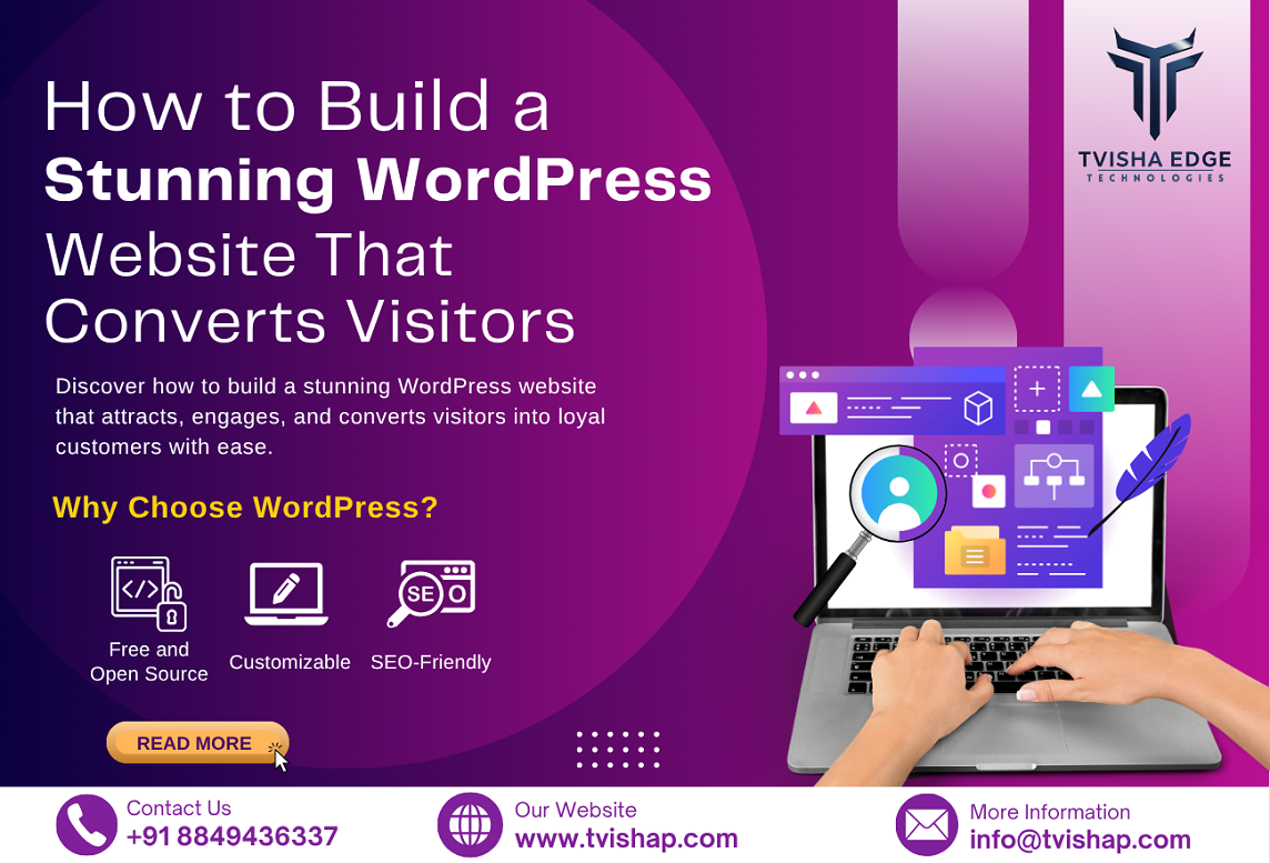 how to build a stunning wordpress website that converts visitors