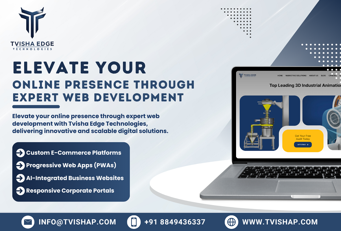 elevate your online presence through expert web development