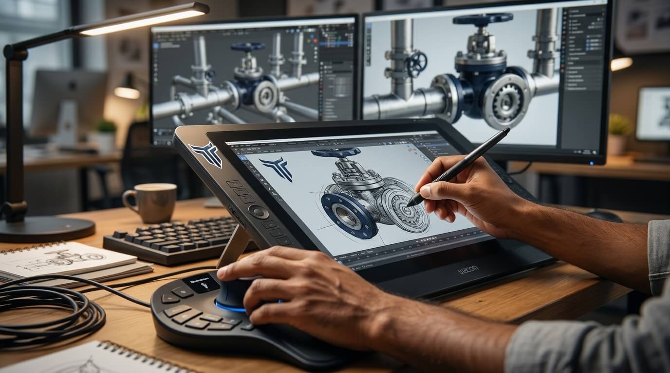 Animators working on CAD Design