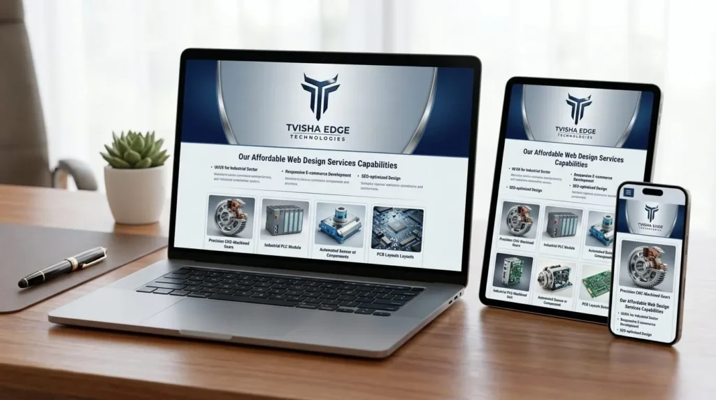 Ecommerce website on devices