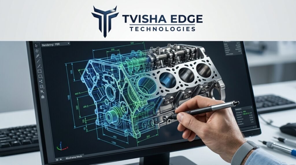Engineering Machine Rendering