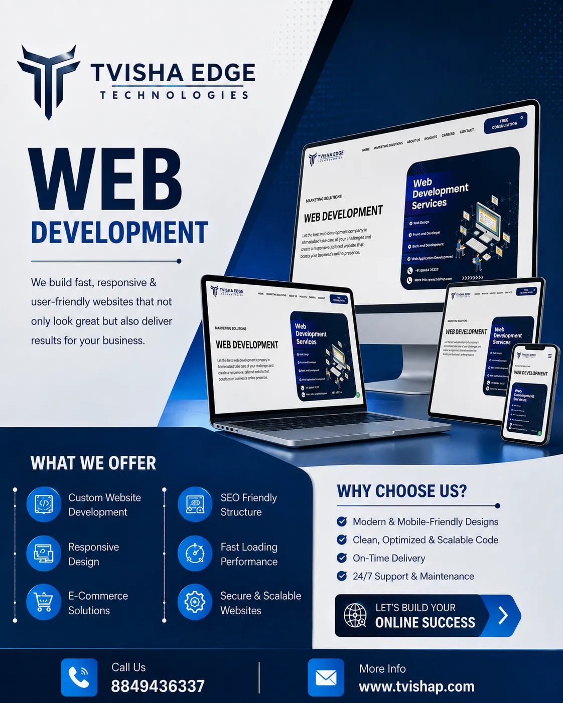 Web Development By Tvisha Edge Tech