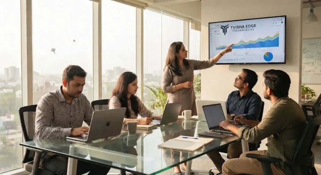 Team Strategy Meeting By Tvisha Edge Technology